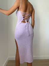 Load image into Gallery viewer, Tulum Knit Dress Lilac - pre order
